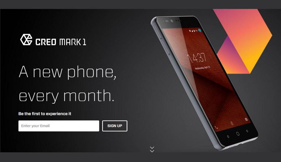 New Indian company CREO reveals its 1st phone, promises regular updates