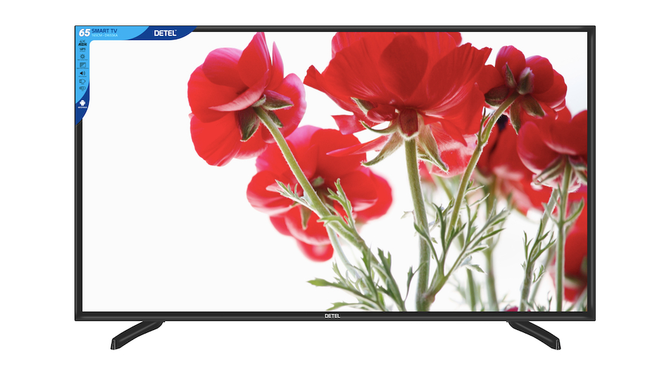 Detel introduces 65-inch 4K LED Android Smart TV for Rs 57,999