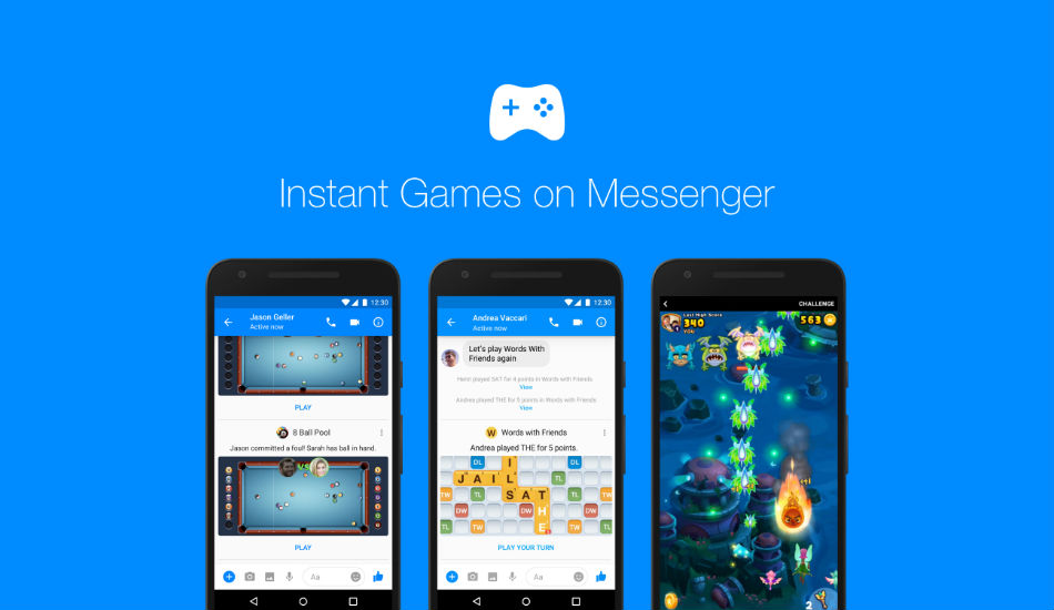 Facebook rolls out ‘Instant Games’ for Messengers worldwide for both iOS and Android users