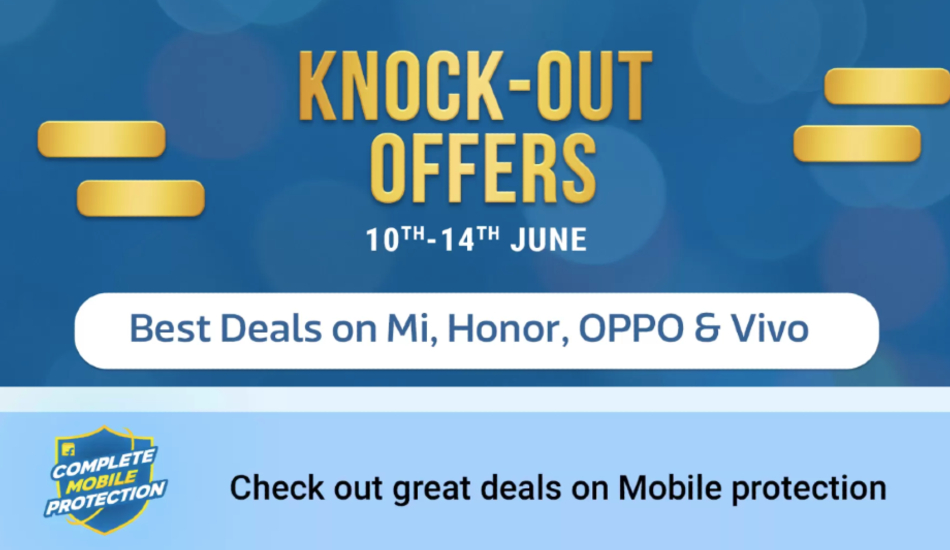 Flipkart Knock-Out Offers sale on June 10 -14, offers on Vivo V15 Pro, Oppo F11 Pro and more