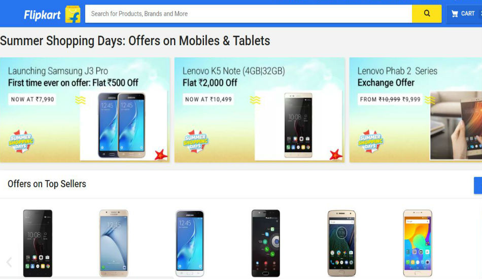 Flipkart Summer Shopping Days Sale: Top deals on smartphones, iPads, tablets and more