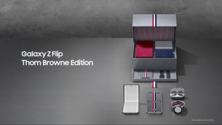 Samsung Galaxy Z Flip Thom Browne edition leaked, new case renders and hands-on video surfaced