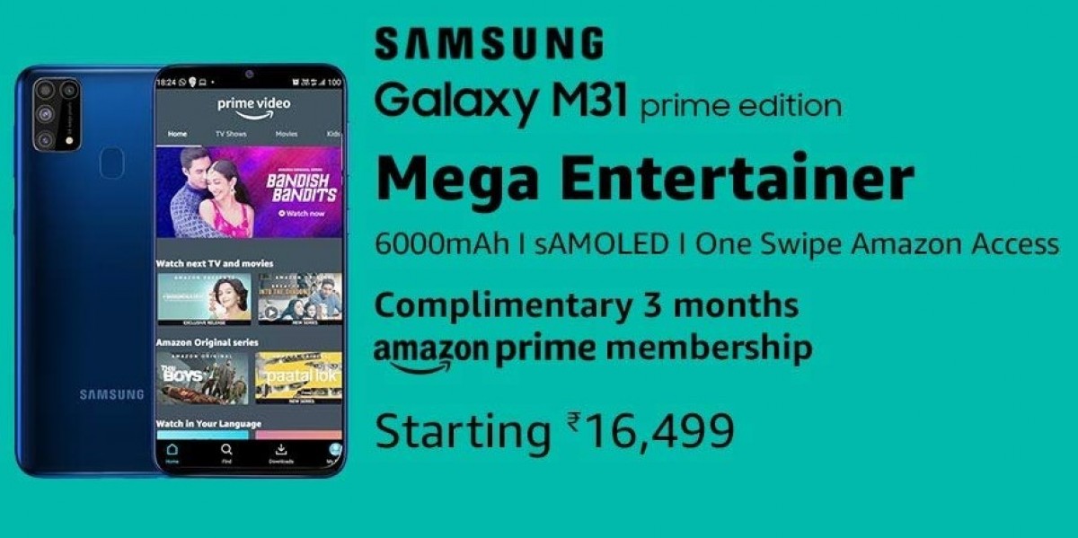 Samsung Galaxy M31 Prime launched in India