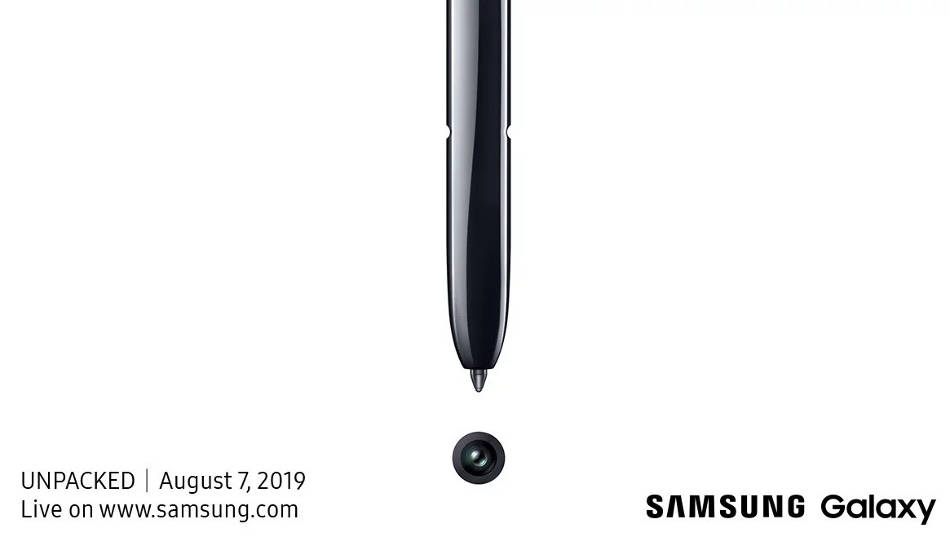 Samsung Galaxy Note 10 will launch on August 7