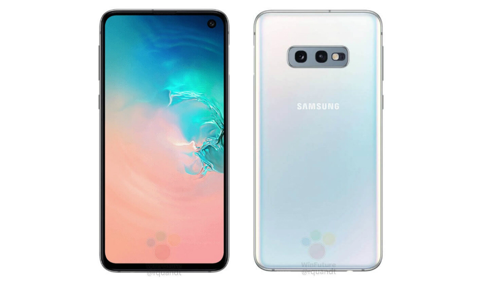 Samsung Galaxy S10e official-like renders hint dual cameras, edge-mounted fingerprint