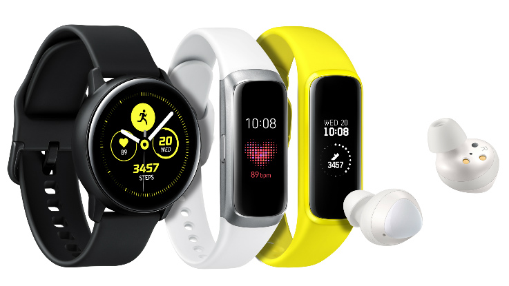 Samsung Galaxy Watch Active, Galaxy Fit, Fit E and Galaxy Buds unveiled