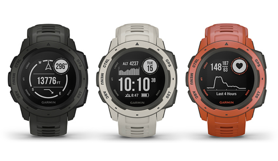 Garmin Instinct rugged smartwatch with 14-day battery launched in India, priced at Rs 26,990