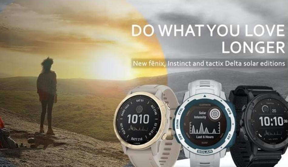 Garmin launches new solar-powered smartwatches in India