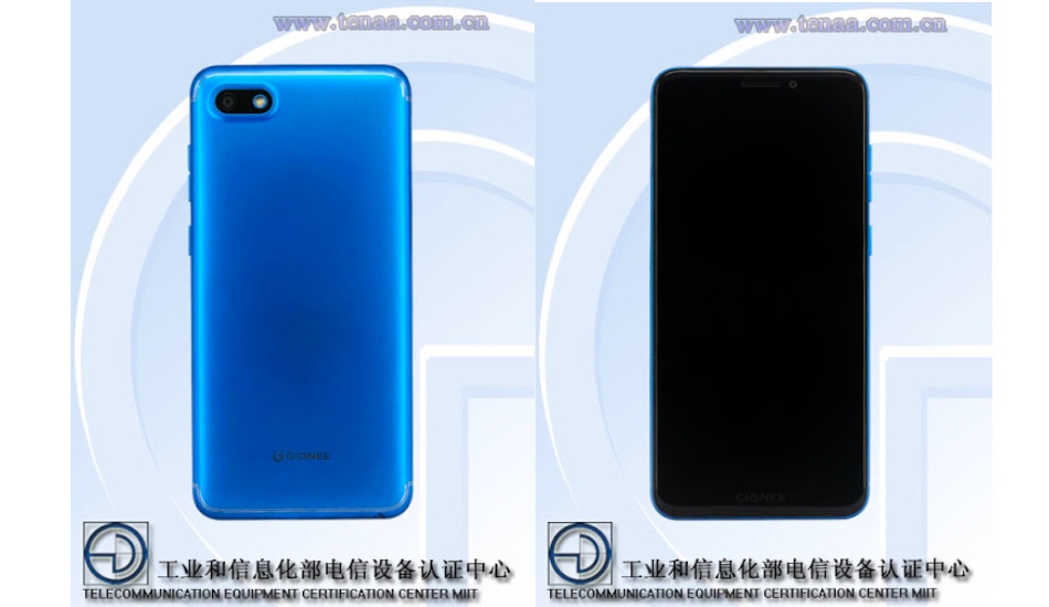 Gionee F205L spotted with 5.45-inch display and Android Nougat