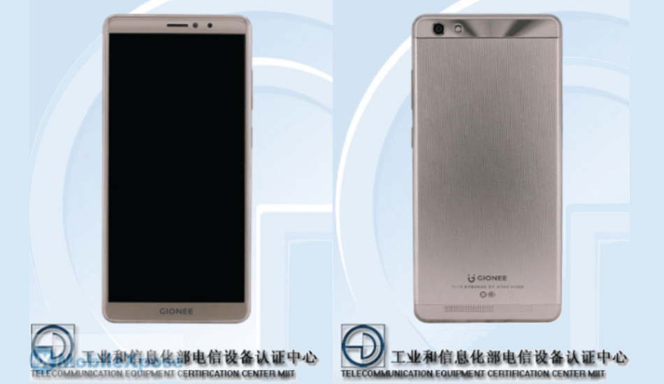 Gionee GN5006 spotted on TENAA with bezel-less display, 4000mAh battery