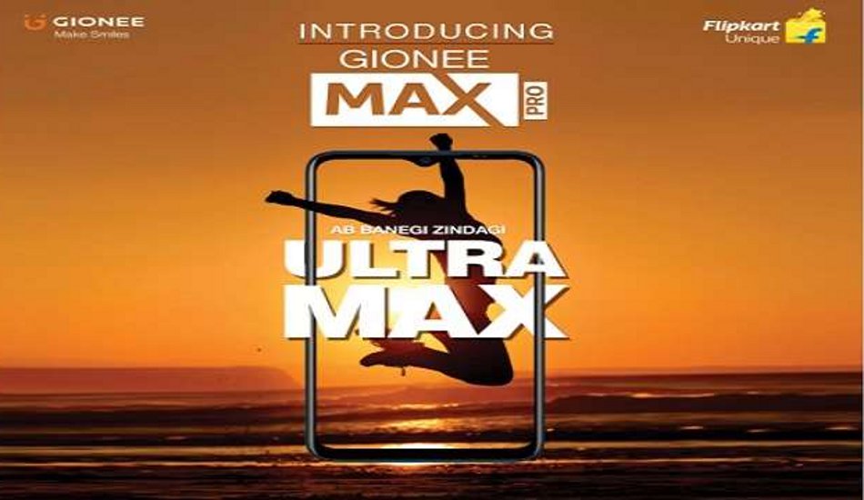 Gionee Max Pro with 6000mAh battery launching in India on March 1