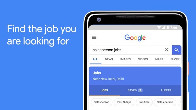 Google makes it easier to search for jobs in India