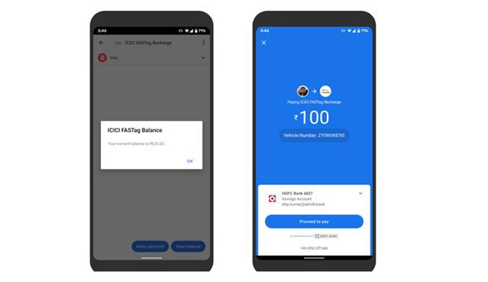 Google Pay adds UPI recharge option for FASTag users