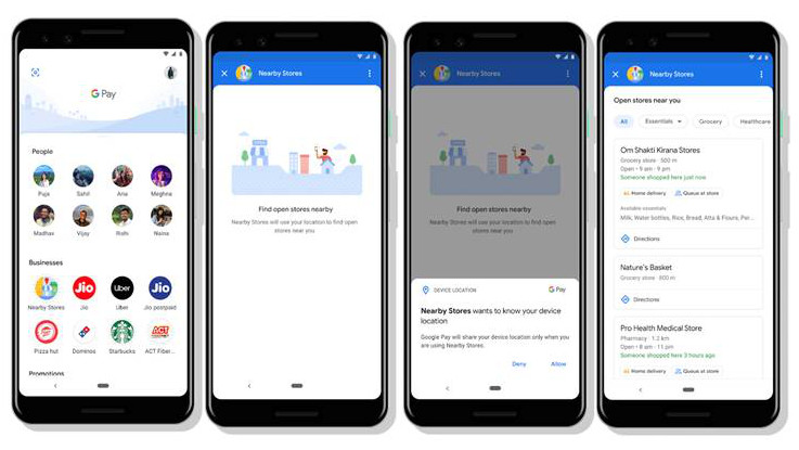 Google Pay Nearby Stores feature is now available in 35 cities in India