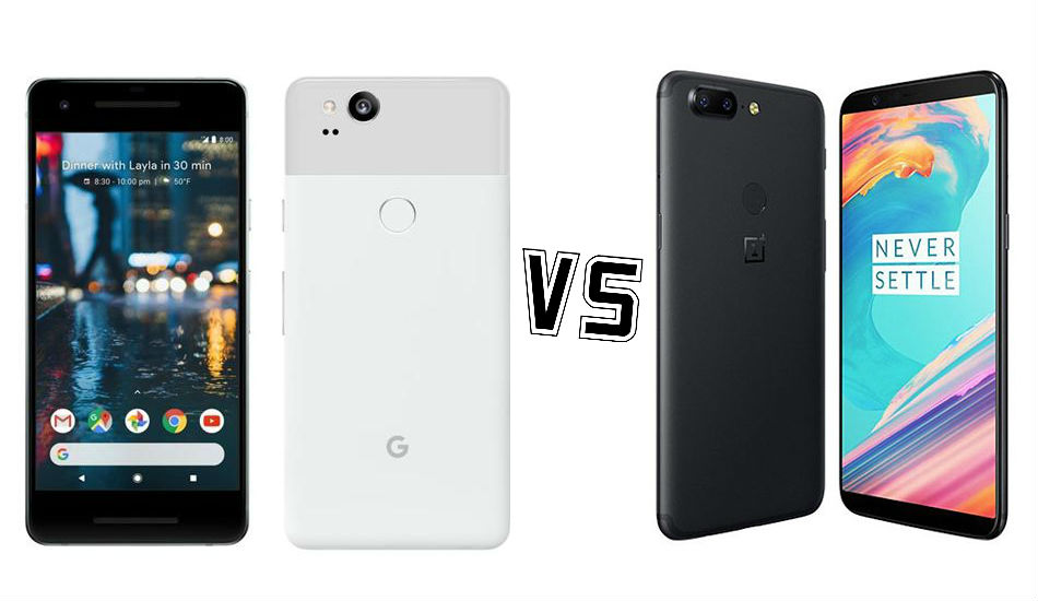 Google Pixel 2 at Rs 39,999 on Flipkart, OnePlus 5T at Rs 37,999 on Amazon: Which one should you choose?