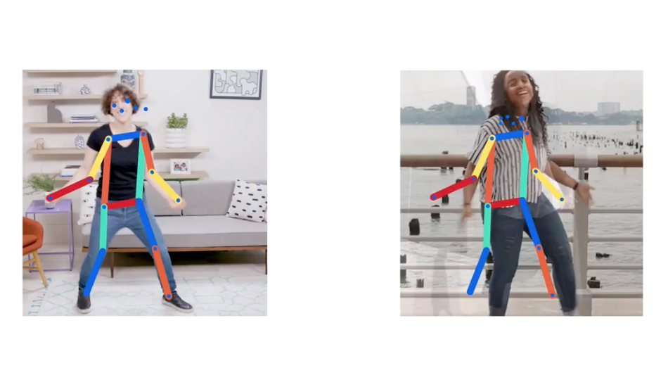 Google Move Mirror: An AI experiment that tags your dance moves with pictures on the internet
