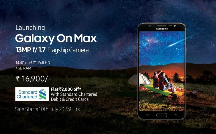 Samsung Galaxy On Max launched in India