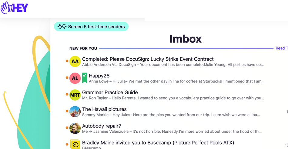 Heard about Hey? The new mailing app in demand