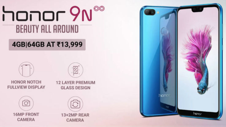 Honor 9N to go on sale today in India, price starts at Rs 13,999