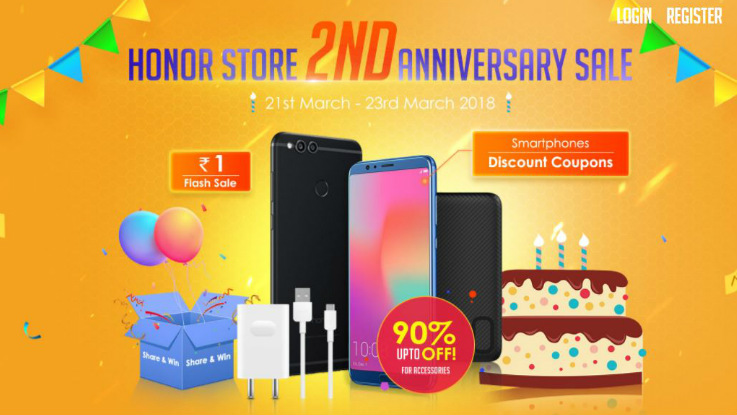 Honor Store 2nd Anniversary Sale: Top offers on Honor 9 Lite, Honor 7X and more