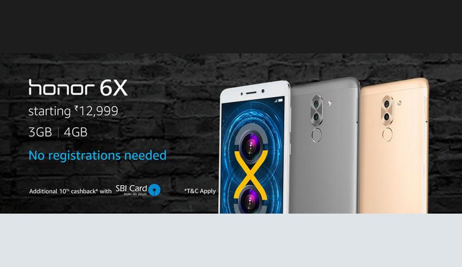 Honor 6X now available via open sales in India
