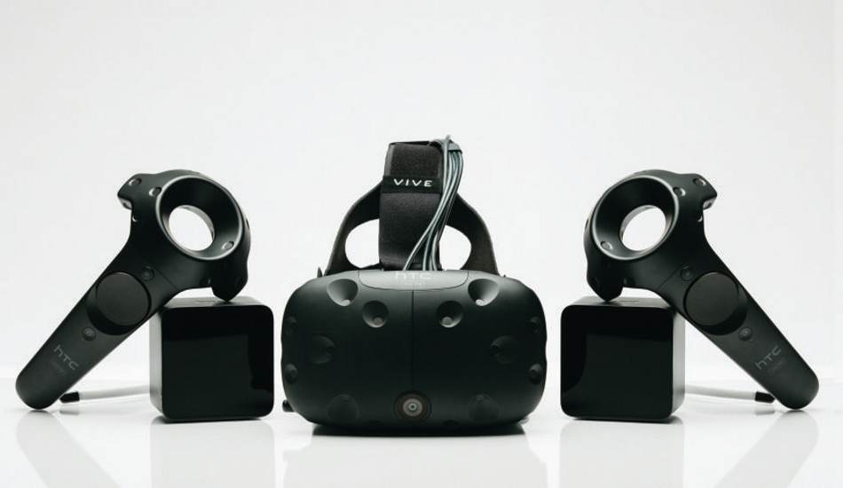 HTC Vive Pre virtual reality headset with front camera