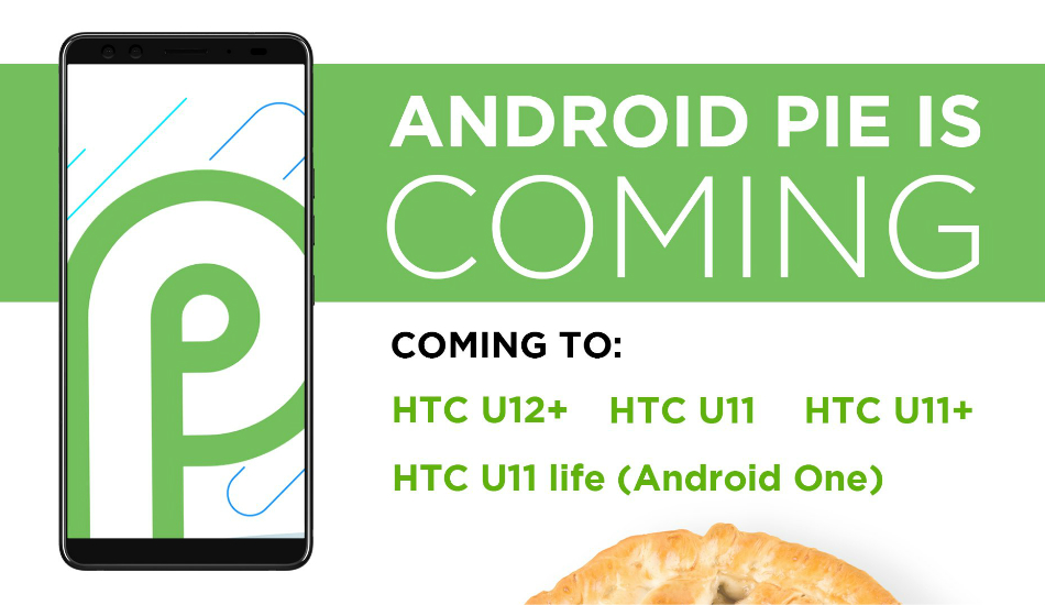 HTC confirms Android 9 Pie rollout to four of its devices