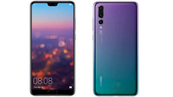Huawei P20, P20 Pro and P20 Lite press renders, specs leaked online