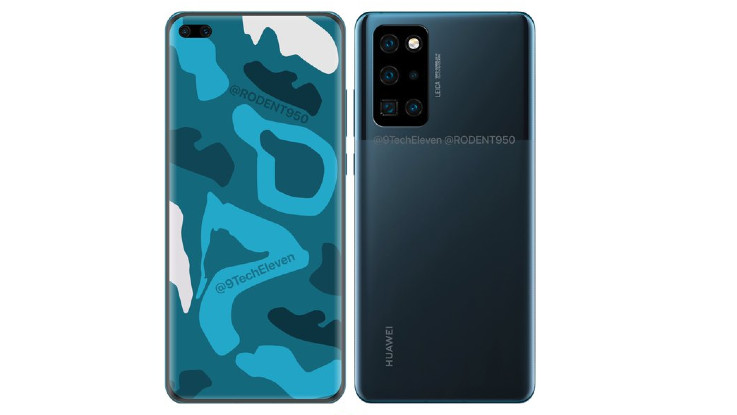 Huawei P40 Pro render, Huawei P40 specs leaked online