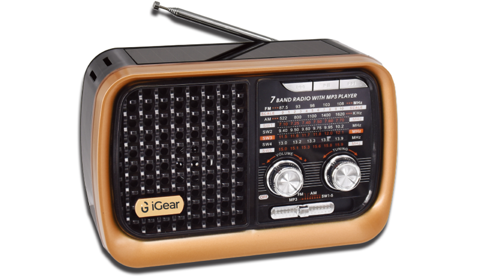 iGear 'Vintage Vibes' Retro-style 7-band Radio launched with Bluetooth, MP3 Playback and Emergency Torch