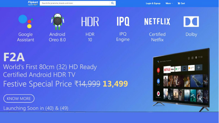 iFFALCON 32F2A, 65K2A, 75H2A Google-certified Android TVs price revealed for India