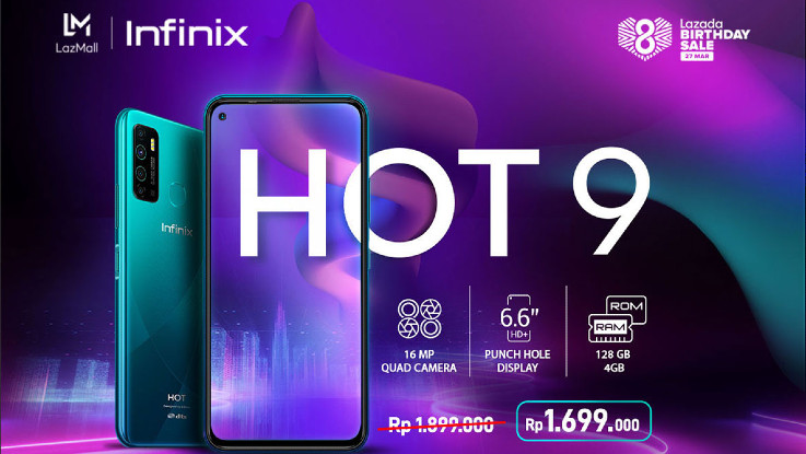 Infinix Hot 9 with MediaTek Helio A25 chipset announced