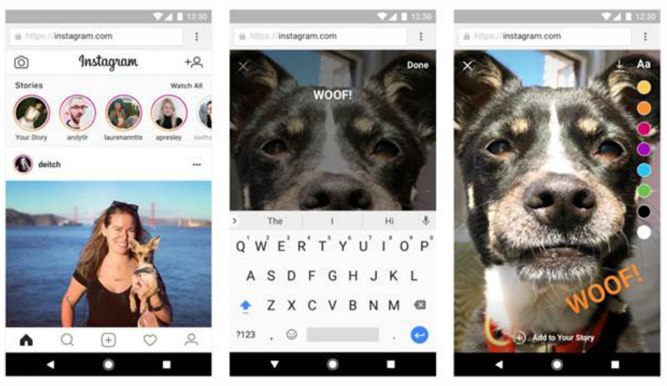 Instagram now lets you create Stories and save posts on mobile web