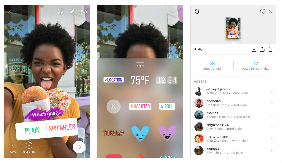 Instagram introduces poll stickers and new creative tools in Stories