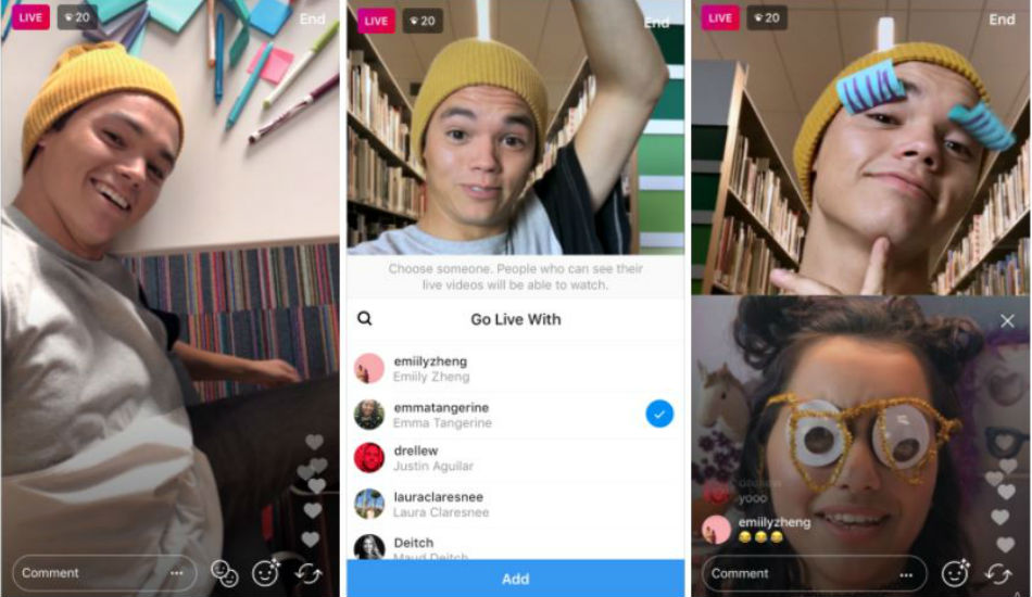 Instagram now lets you go live with a friend