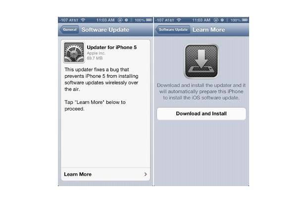 Apple pushes iOS 6.0.1 update to fix glitches
