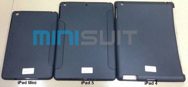 Apple iPad 5 cases hint iPad mini design influence