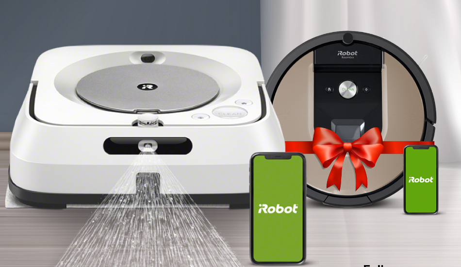 Get free iRobot’s Roomba 971/976 Robotic Vacuum Cleaner on purchase of Braava Jet m6