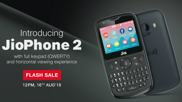 Reliance JioPhone 2 to go on flash sale today in India