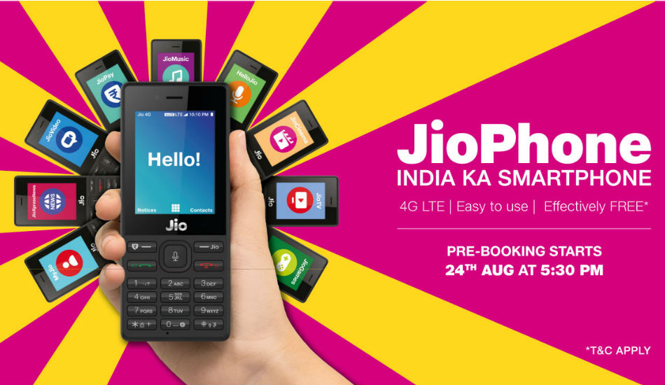 JioPhone pre-bookings start from today: How to pre-book, security fee, key features and more