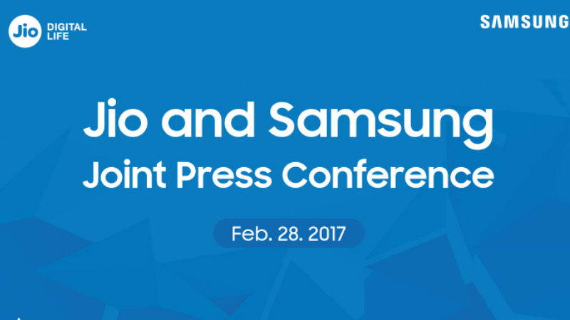 Reliance Jio and Samsung to host a joint event at MWC 2017