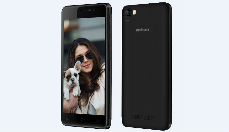 Karbonn K9 Smart Selfie with 8-megapixel front-facing camera launched in India for Rs 4,890