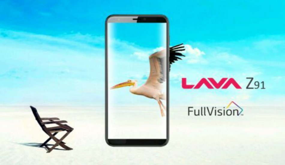 Lava Z91 launched with 5.7-inch HD+ display and Face Unlock feature