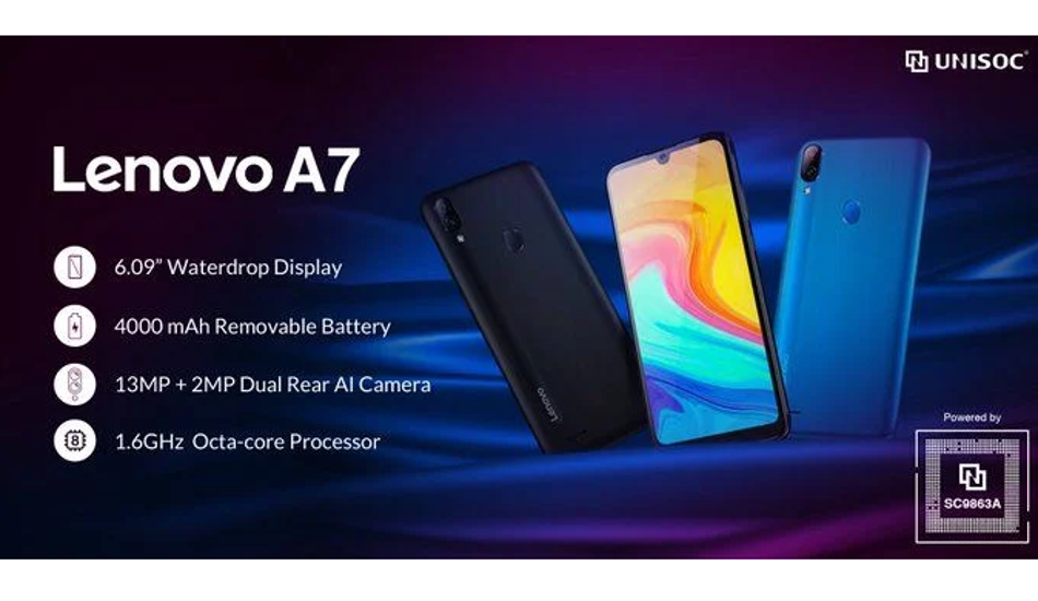 Lenovo A7 launched with Unisoc SC9863 processor and 13MP dual cameras