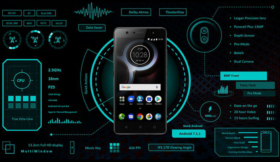 Lenovo K8 Plus with dual rear cameras, 4000mAh battery launched in India, K8 coming soon
