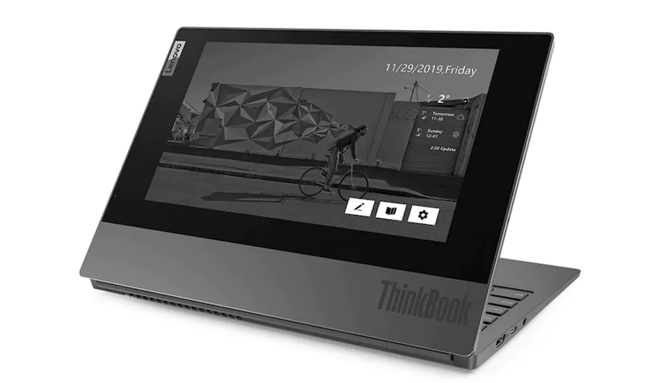 Lenovo ThinkBook Plus launched in India with E-Ink cover display