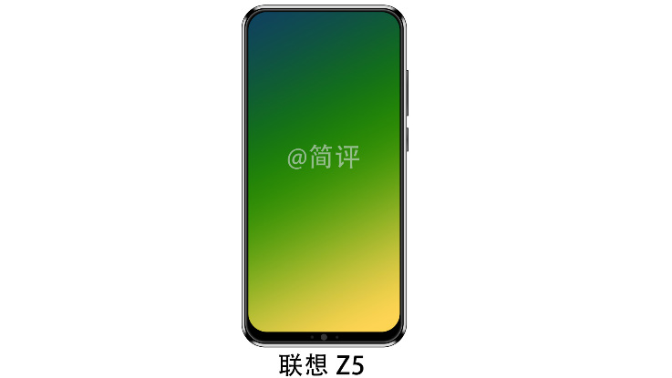 Lenovo Z5 render reveals true fullscreen display, new teasers out