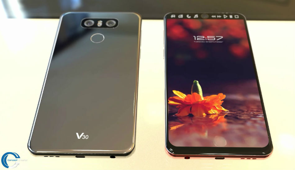 Alleged LG V30 concept reveal FullVision display along with a secondary ticker screen