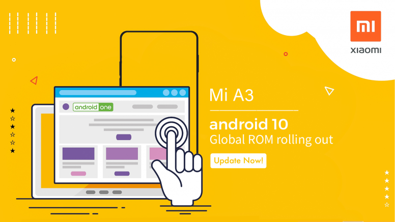 Xiaomi Mi A3 Android 10 update starts rolling out in India