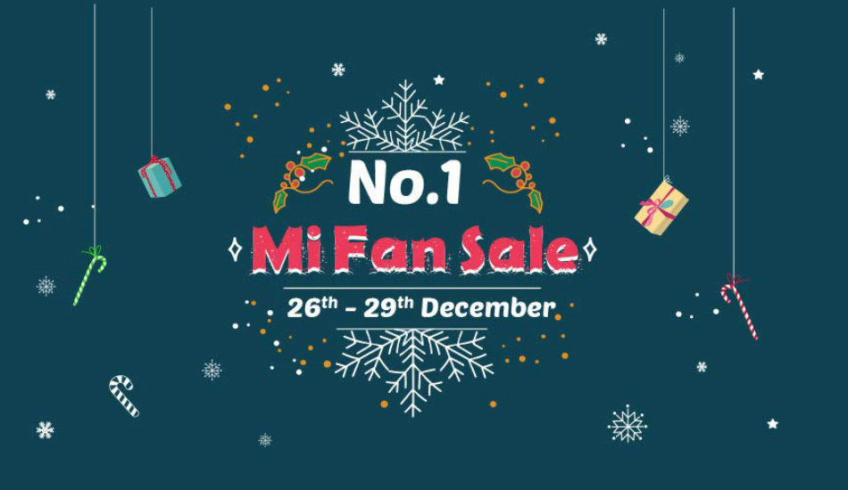 Amazon is hosting Xiaomi No. 1 Mi Fan Sale from December 26 to 28